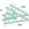 ALUTRUSS QUADLOCK 6082C-20 2-Way Corner 60°