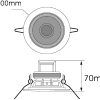 OMNITRONIC CS-2.5G Ceiling Speaker gold