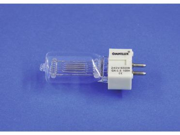 OMNILUX 240V/650W GX-9.5 100h 3200K