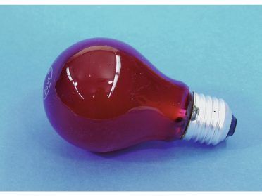 OMNILUX A19 230V/25W E-27 red