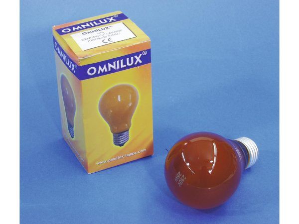 OMNILUX A19 230V/25W E-27 orange