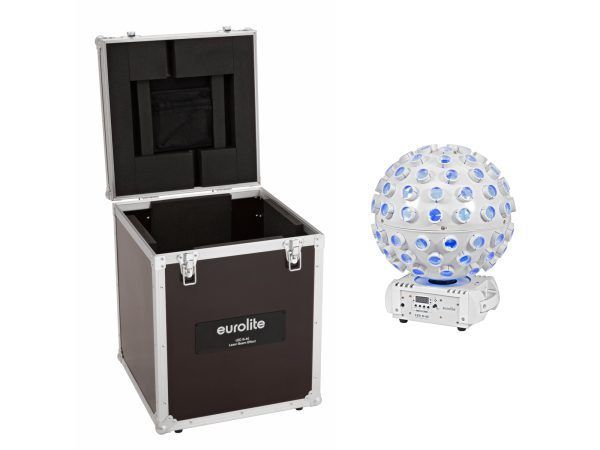 BEAM lézer fényeffekt + szállítóbőrönd EUROLITE Set LED B-40 Laser Beam Effect white + Case