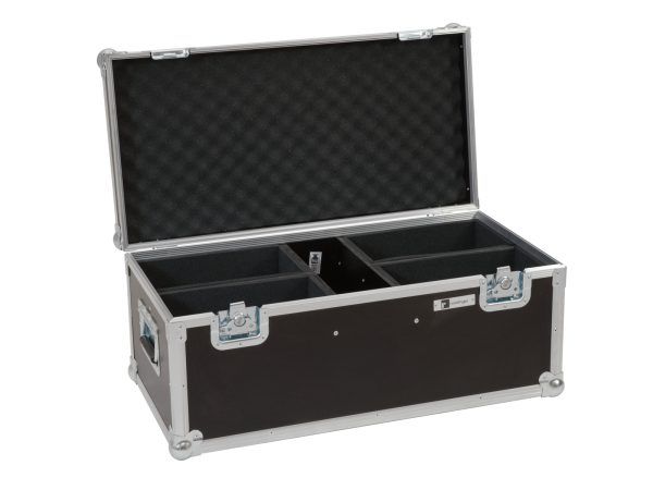 BAR fényeffekt szett szállítóláda ROADINGER Flightcase 4x LED CBB-2WW/CW fairlight
