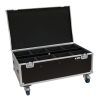 Kültéri reflektor gurulós szállítóláda ROADINGER Flightcase 8x LED IP PAR 7x8W QCL/7x9W SCL with wheels