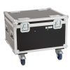ROADINGER Flightcase 4x LED IP PAR 7x8W QCL/7x9W SCL with wheels