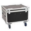 ROADINGER Flightcase 4x LED IP PAR 7x8W QCL/7x9W SCL with wheels