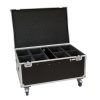 Gurulós szállítóláda kültéri spotlámpához ROADINGER Flightcase 8x LED IP PAR 12x8W QCL/12x9 SQL Spot with wheels