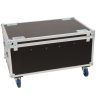 ROADINGER Flightcase 8x LED IP PAR 12x8W QCL/12x9 SQL Spot with wheels