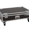ROADINGER Flightcase 4x LED IP T-PIX 8 QCL/T-PIX 12 HCL with wheels