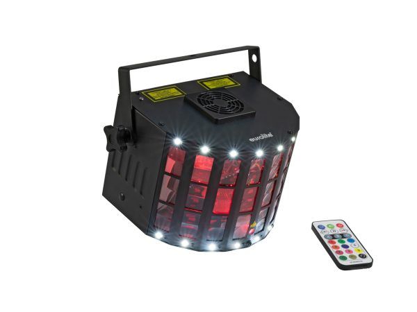 Lézer derby fény stroboszkóp EUROLITE LED Laser Derby MK2