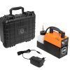 HAZEBASE akkumulátoros hordozható ködgép HAZEBASE piccola Battery-powered fog machine 12V/200W DMX