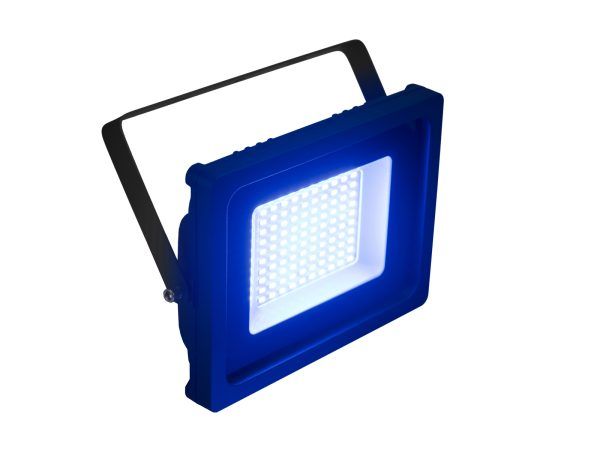 Kültéri reflektor 100LEDES kék EUROLITE LED IP FL-30 SMD blue