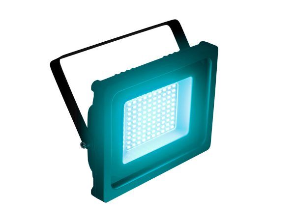 Kültéri reflektor 100LEDES türkiz EUROLITE LED IP FL-50 SMD turquoise