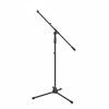 Mikrofonállvány állítható tripoddal OMNITRONIC Microphone Tripod MS-1B with Boom Arm black
