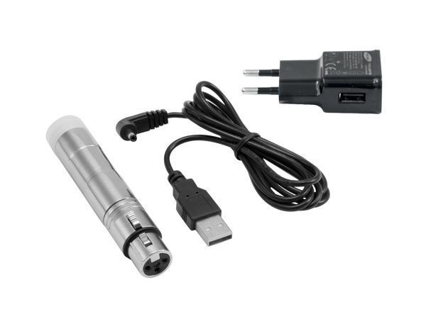 Vezetéknélküli DMX vevő akkumulátoros EUROLITE AKKU QuickDMX Wireless Receiver