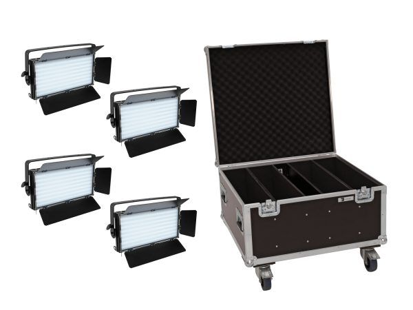 EUROLITE QCL RGBW derítőfény EUROLITE Set 4x LED PLL-480 QCL Panel + Case