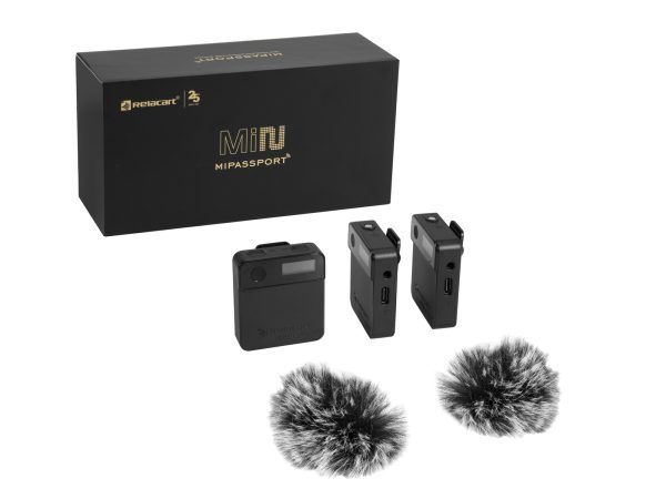 RELACART MIPASSPORT kameramikrofon rendszer RELACART MIPASSPORT 2 Wireless Cameramount Microphone System