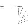 EUROLITE Step Profile for LED Strip black 2m
