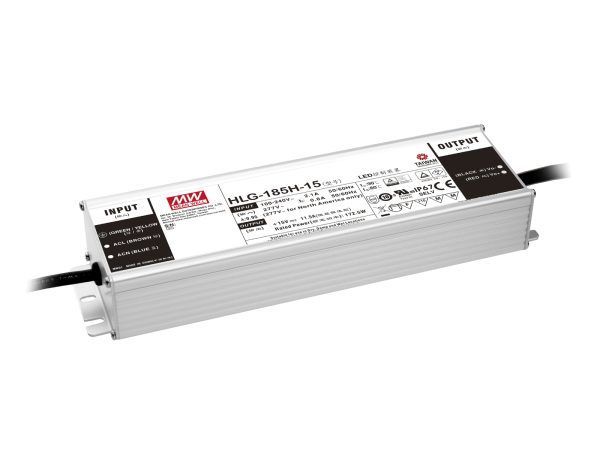 MEANWELL LED Power Supply 187W / 24V IP67