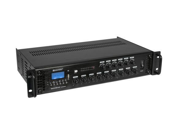 6 zónás keverőerősítő OMNITRONIC MAVZ-360.6P PA Mixing Amplifier