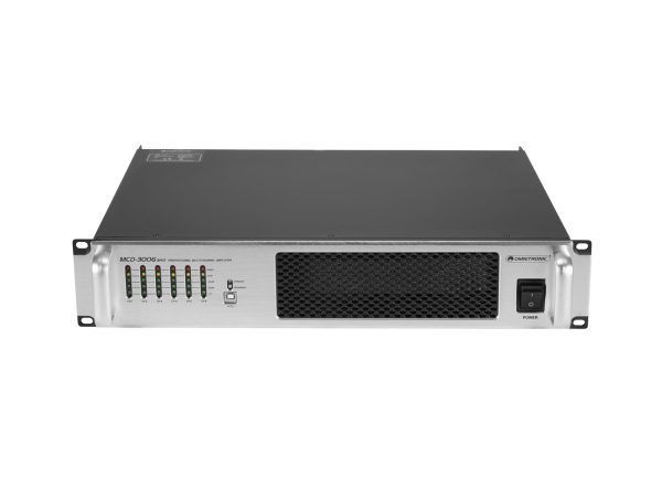 PA erősítő 6 csatorna OMNITRONIC MCD-3006 MK2 6-Channel Installation Amplifier