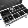 ROADINGER Flightcase 6x AKKU IP UP-4 Plus HCL Spot WDMX with Charging Function