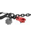 SAFETEX Chain Sling 1leg with clevis shortening clutches locked 1m WLL2000kg