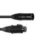 Kültéri DMX kábel EUROLITE DMX cable EC-1 IP65 3pin 20m bk