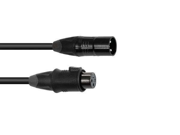 Kültéri DMX kábel EUROLITE DMX cable EC-1 IP65 3pin 20m bk