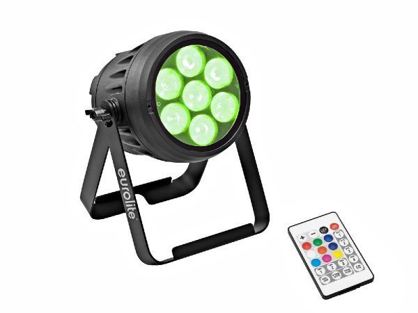 PAR spotfény EUROLITE LED IP PAR 7x10W RGBL spot