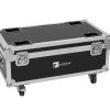 ROADINGER Flightcase 4x LED PLL-384