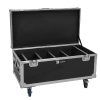 ROADINGER Flightcase 4x AKKU Multiflood IP 8x10W RGBW Wash CRMX with charging function