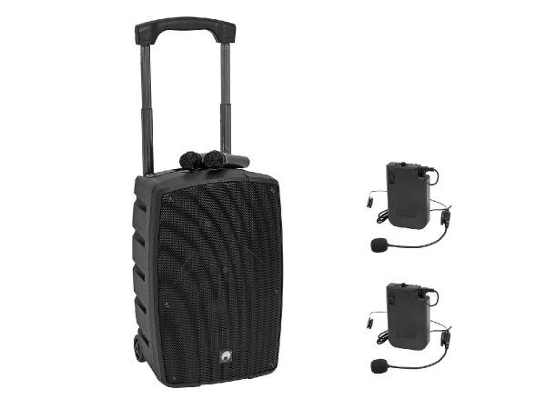 OMNITRONIC Set WAMS-10BT2 MK2 + 2x Bodypack transmitter + 2x Headset