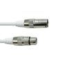 EUROLITE DMX cable XLR 3pin 3m white