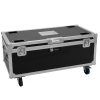 ROADINGER Flightcase 4x AKKU Multiflood IP 18x10W RGBW Wash CRMX with charging function