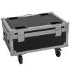 ROADINGER Flightcase 6x AKKU IP TL-3 QCL Trusslight CRMX with charging function and wheels