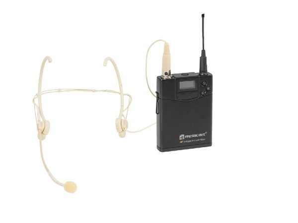 RELACART UT-222 Bodypack 522-554 MHz with HM-600S Headset