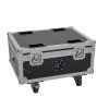 ROADINGER Flightcase 4x AKKU MBT-3 with wheels and charging function