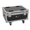 ROADINGER Flightcase 4x AKKU MBT-3 with wheels and charging function