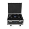 ROADINGER Flightcase 4x AKKU MBT-3 with wheels and charging function