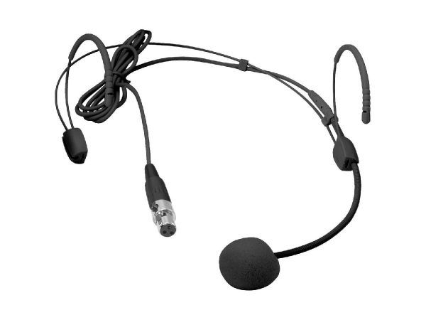 OMNITRONIC UHF-600 Headset Microphone. black