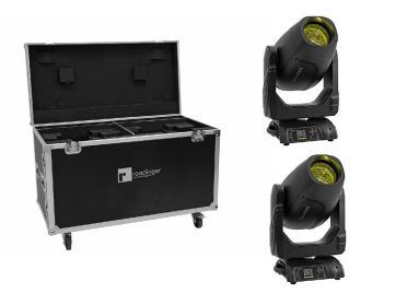 FUTURELIGHT Set 2x DMH-640 Profile CMY + Case with wheels