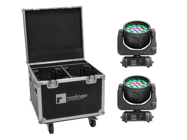 FUTURELIGHT Set 2x EYE-1940 QCL Zoom + Case with wheels