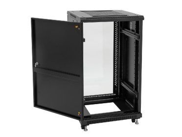 ROADINGER SSC-16 Steel Cabinet with Glass Door 16U
