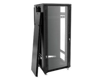 ROADINGER SSC-24 Steel Cabinet with Glass Door 24U