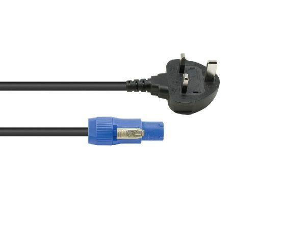 EUROLITE P-Con Power Cable 3x 1.0mm2 1.2m with UK Plug
