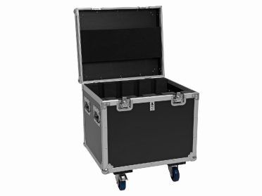 ROADINGER Flightcase 4x Pixel Matrix Panel 5x5 RGB/WW with wheels