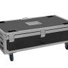 ROADINGER Flightcase 8x AKKU IP Pixel Tube 360° PRO CRMX with charging function and wheels