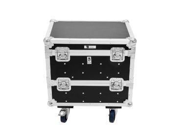 ROADINGER Flightcase 8x IP PIX Strobe RGB CW+WW with wheels