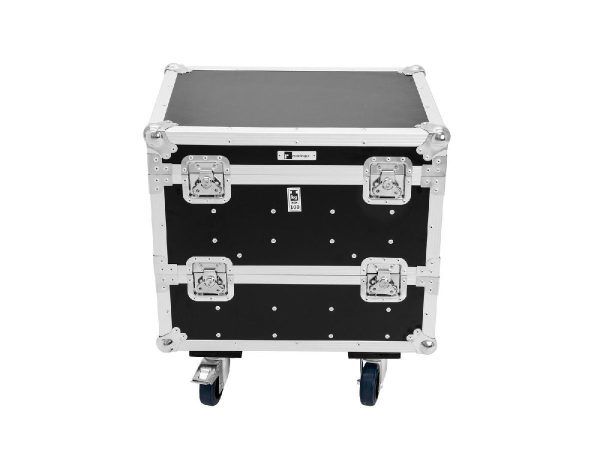 ROADINGER Flightcase 8x IP PIX Strobe RGB CW+WW with wheels